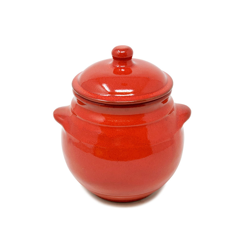 Ceramic / Porcelain Jar, Red