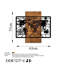 Accessoire mural décoratif en bois-49344805