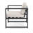 Withernsea Metal Outdoor Lounge Chair-1437597625
