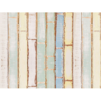 Hendrick Vinyl Machine Printed Area Rug