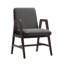 Chaise de salle à manger rembourrée en velours Stella-1774527259