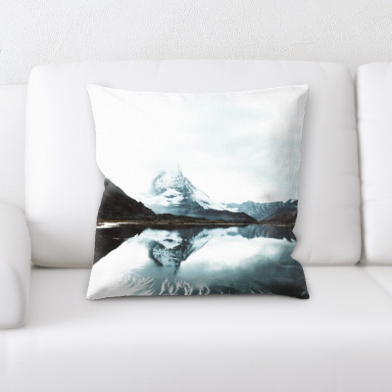 Microsuede Reversible Throw Pillow