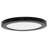 Alexanne - Round Flush Mount - Black Finish - Acrylic Lens-2130478283
