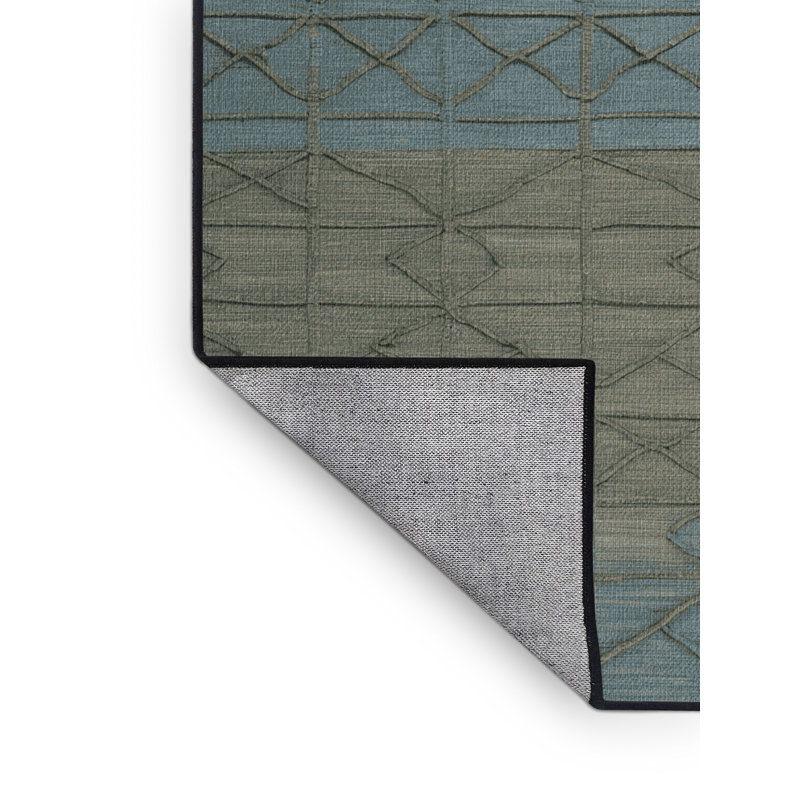 Tapis gris en treillis lavable à la machine, Tapis de couloir 2 pi x 4 pi