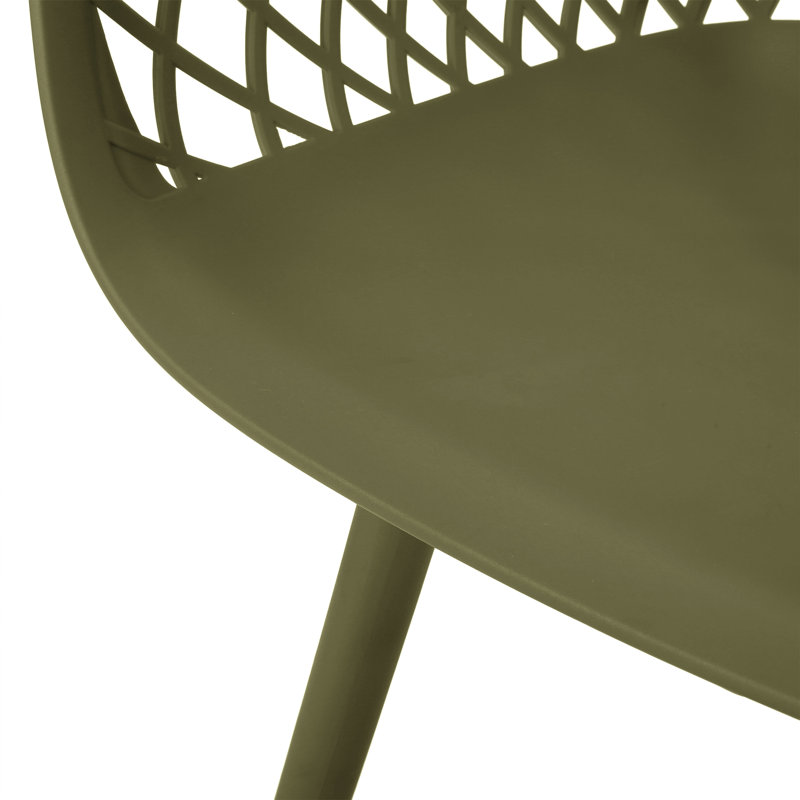 Fauteuils de salle à manger Olivia, Vert olive