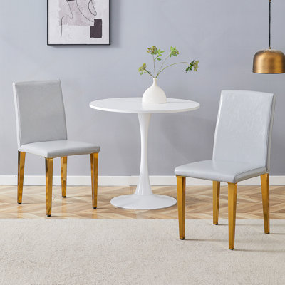 Chaises de salle à manger polyvalentes et confortables en polyuréthane pour espaces élégants