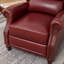 Fauteuil inclinable en cuir véritable-398984928