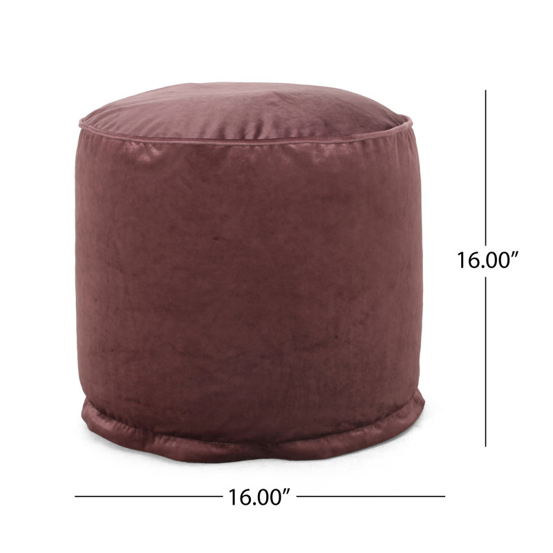 Repose-pieds cylindrique d'appoint, tabouret multi-usage, rose, Pink