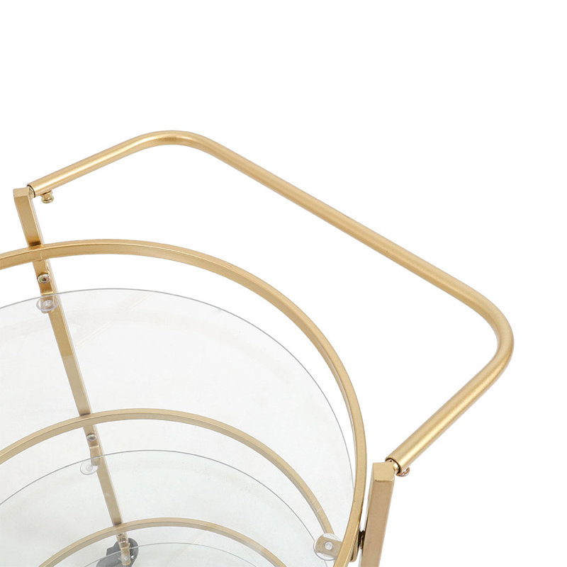 Akylbek Metal Bar Cart