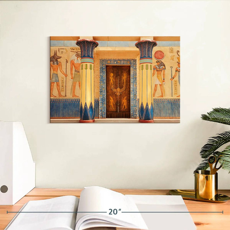 Ravi Échos de l'Égypte ancienne, H 8 po x l 12 po