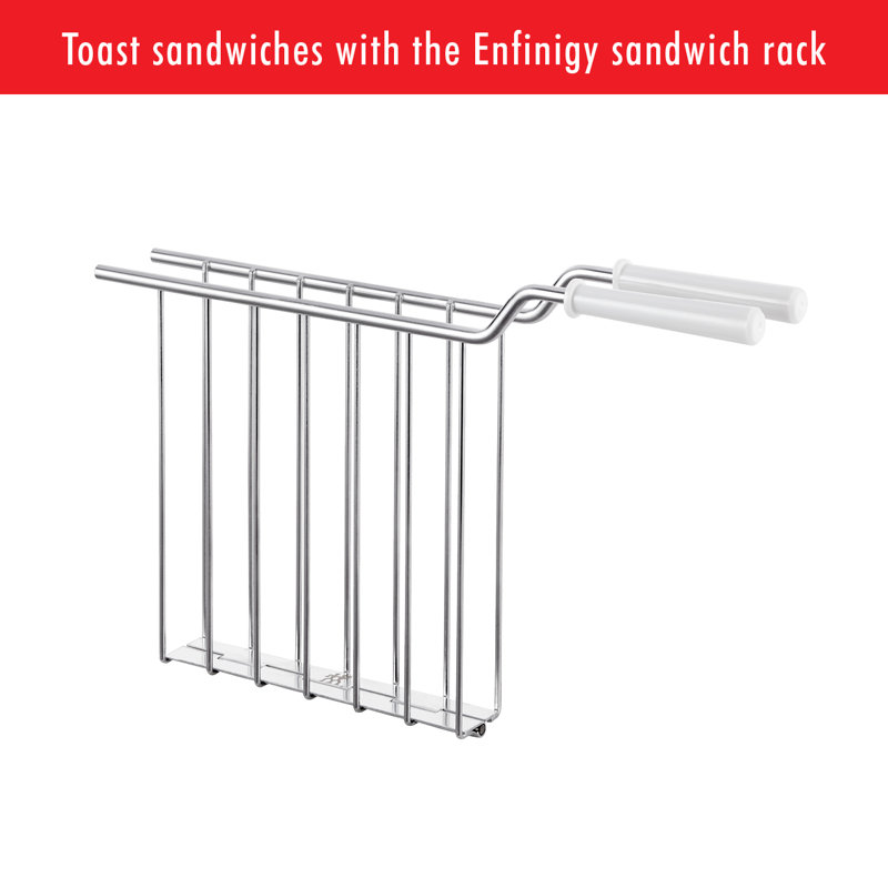 Silver Stainless Steel Digital 2-Slot Toaster with Crumb Tray