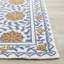 Tapis en laine ivoire et bleu à motif floral touffeté et fabriqué à la main Chelsea-21274232