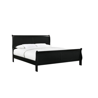 Brown Cherry Finished Twin Size Solid Wood Bed For Bedroom With Design, Metal Drawer Glides And Bottoms Made Of In Finish Slides Bottom Glimpses