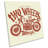 Two Wheels 4Ever Motorcylce Picture CANVAS WALL ART Square Print-300994047