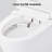 Compact Dual Flush Toilet With Self-Cleaning Wand, Foot Sensor Flush, White Night , Knob Control, Cold Water Wash, Strong Soft Close, , Immaculate Smart 1/1.28 ,