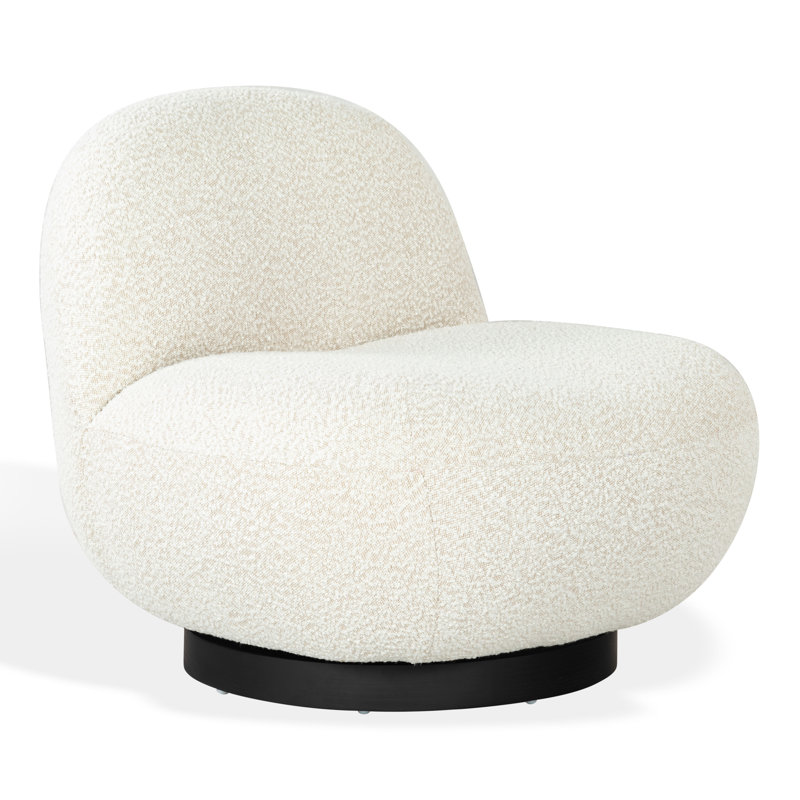 Fauteuil de chambre Portsmouth, Ivoire Boucle