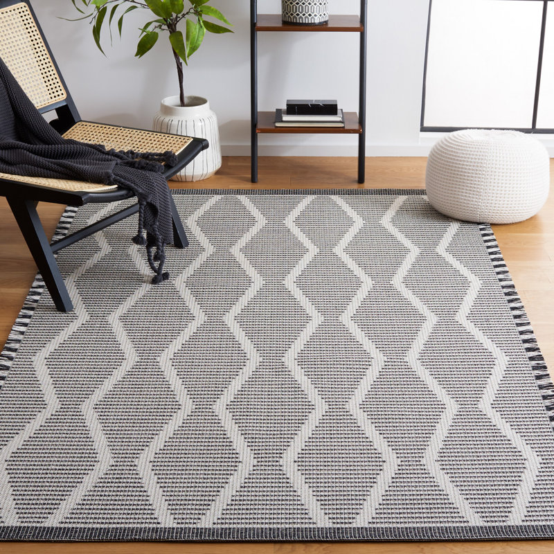 Tapis tissé à la machine Belniak, Rectangle 4 pi x 6 pi