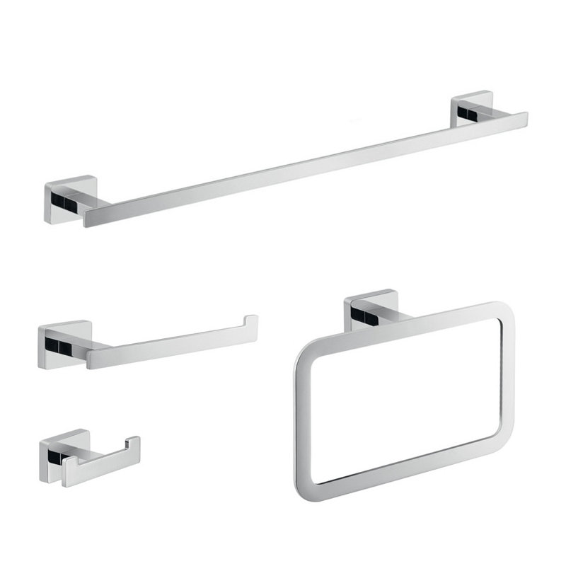 Ascot 4 - Piece Bathroom Hardware Set