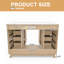 Freestanding Standard Free Standing Single Double Single Vanity Bathroom Vanity With Stone Top