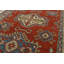 Tapis en laine rouge 3 pi 10 po x 5 pi 10 po one-of-kind noué la Hetherington