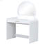 Coiffeuse de 39 po avec miroir à écran tactile lumineux, coiffeuse avec tiroir pour la chambre à coucher,