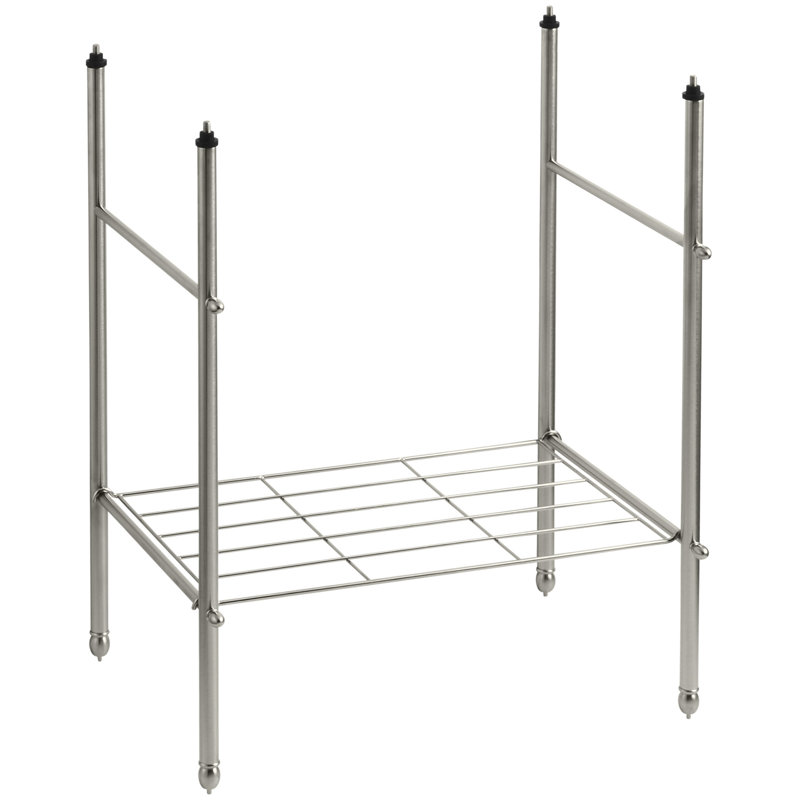 Pieds de table Memoirs, Nickel poli vibrant
