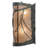 Rustic Lodge Steel Flush Mounted Sconce