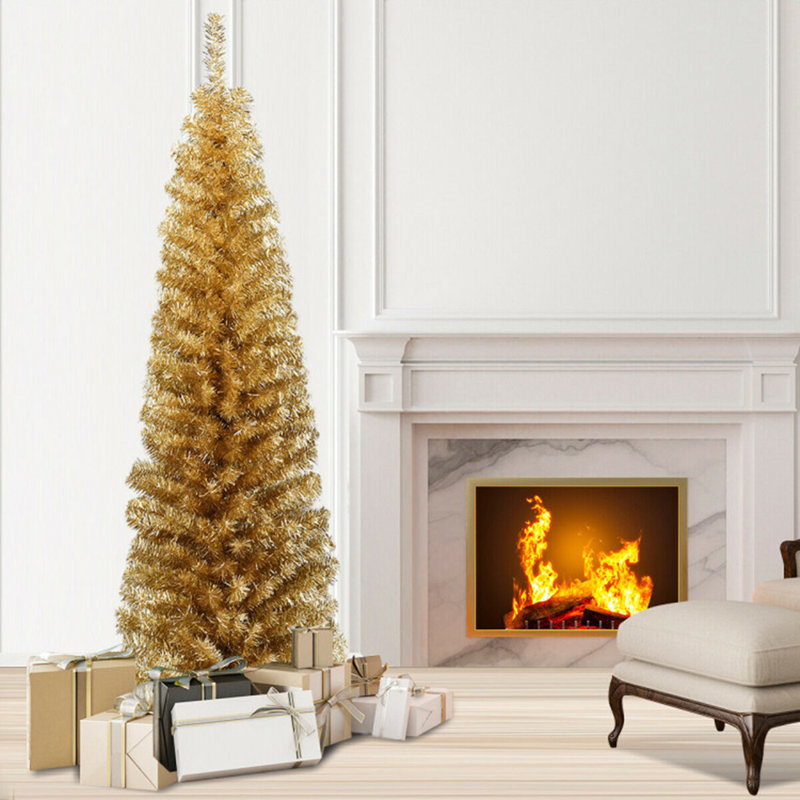 Arbre de Noël illuminé 6 pi avec 6 guirlandes de Noël