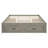 Queen Size Platform Bed with 6 Storage Drawers, Antique Gray-1479010016-1479010014
