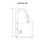 Whitehaus Collection Stainless Steel Single Lever Gooseneck Kitchen Faucet with Pull-down Spray Head-2144306800
