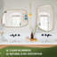 Miroir mural irrégulier - Miroir en verre trempé décoratif-468172730-468172711
