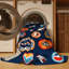 Tapis bleu lavable à la machine-237742216