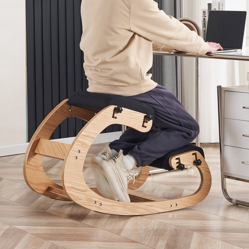 Fauteuil ergonomique à hauteur réglable Loal, Noir