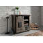 Railway Floor Wine Bottle Rack in Grau