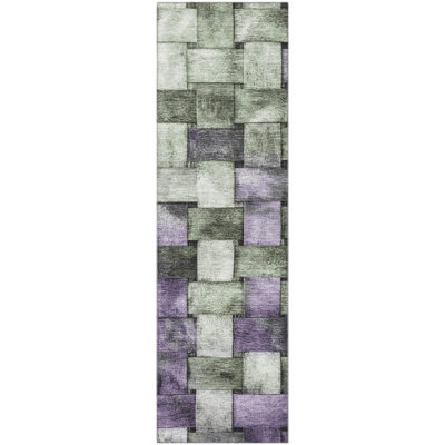 Premium Machine Washable Mouton Stripes Rug