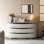 Italian minimalist entrance cabinet sideboard