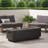 Rectangular Iron Fire Pit With 50,000 BTU Output And Convenient Tank Holder For Outdoor Gatherings-1988745152
