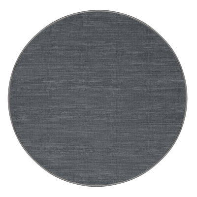 Tapis gris uni lavable à la machine