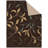 Ottohome Non-Slip Leaves Area Rug For Living Room, Hallway Runner, Entryway Rug, Brown-103305837