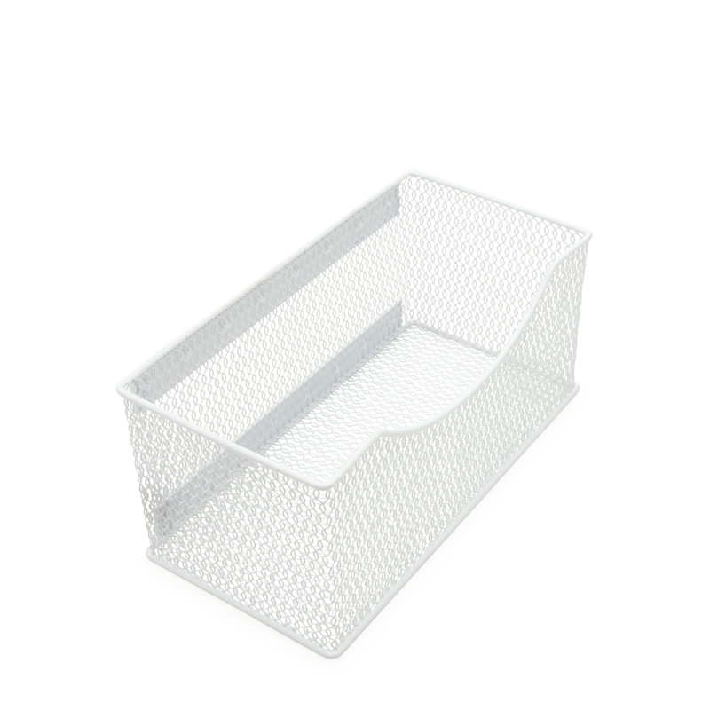 Panier de rangement à treillis magnétique