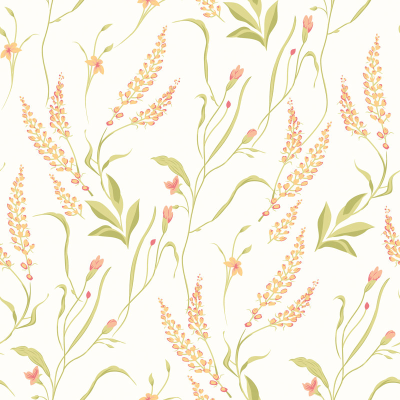 Springtime Meadow - Honey & Peach, Peach