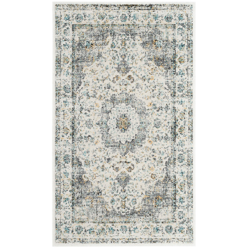 Tapis oriental gris / or Paschke, Rectangle 3 pi x 5 pi