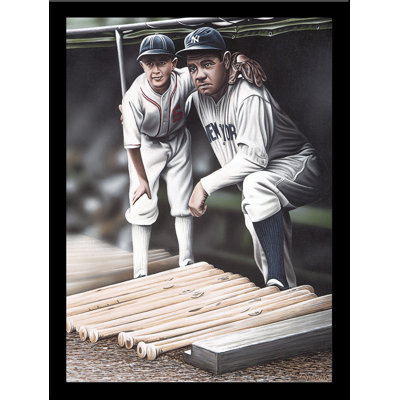 " Babe Ruth And The Bat Boy " by Darryl Vlasak