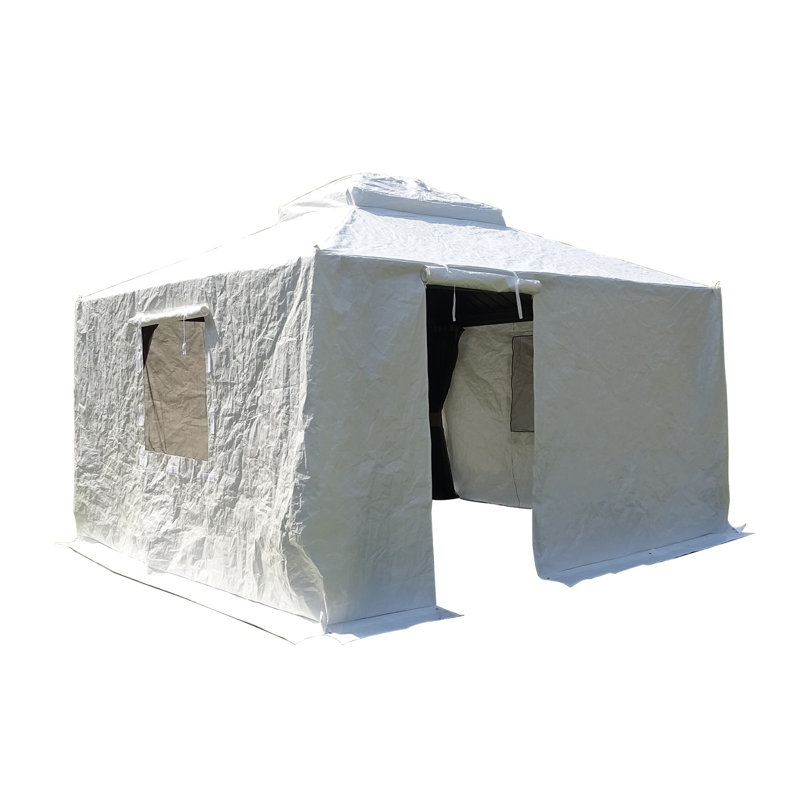 12'x12' Universal Hardtop Gazebo Cover with Sidewalls, Waterproof Winter Enclosure for Outdoor Patio & Garden Furniture Protection, White
