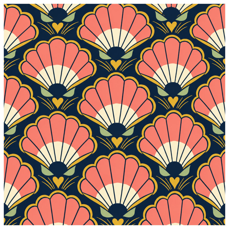 Coussins Art Deco, 18 x 18 inches