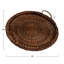 Plateau tressé artisanal avec poignées-380992008