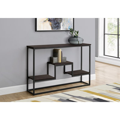 Table d'appoint, console, vestibule, étroit, salon, chambre à coucher, métal, contemporain