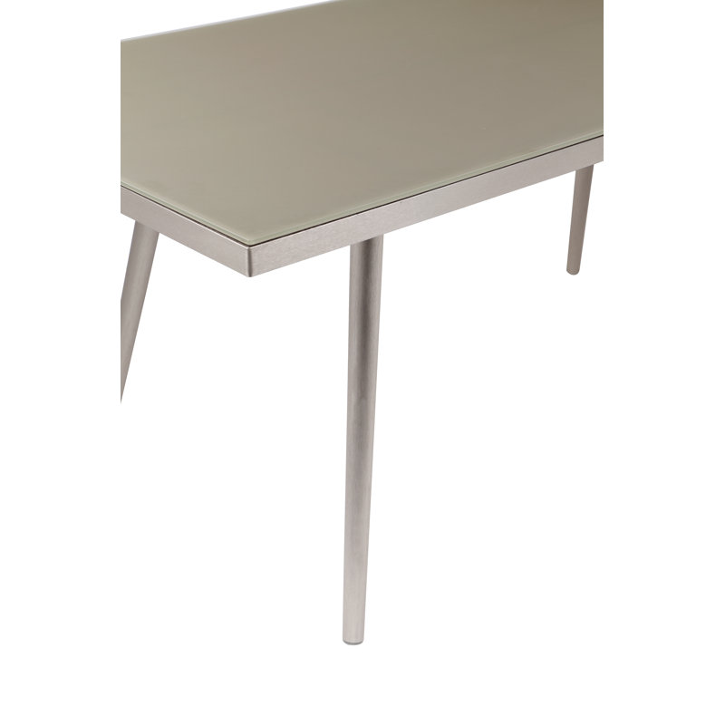 Catlin Rectangular Glass Outdoor Dining Table