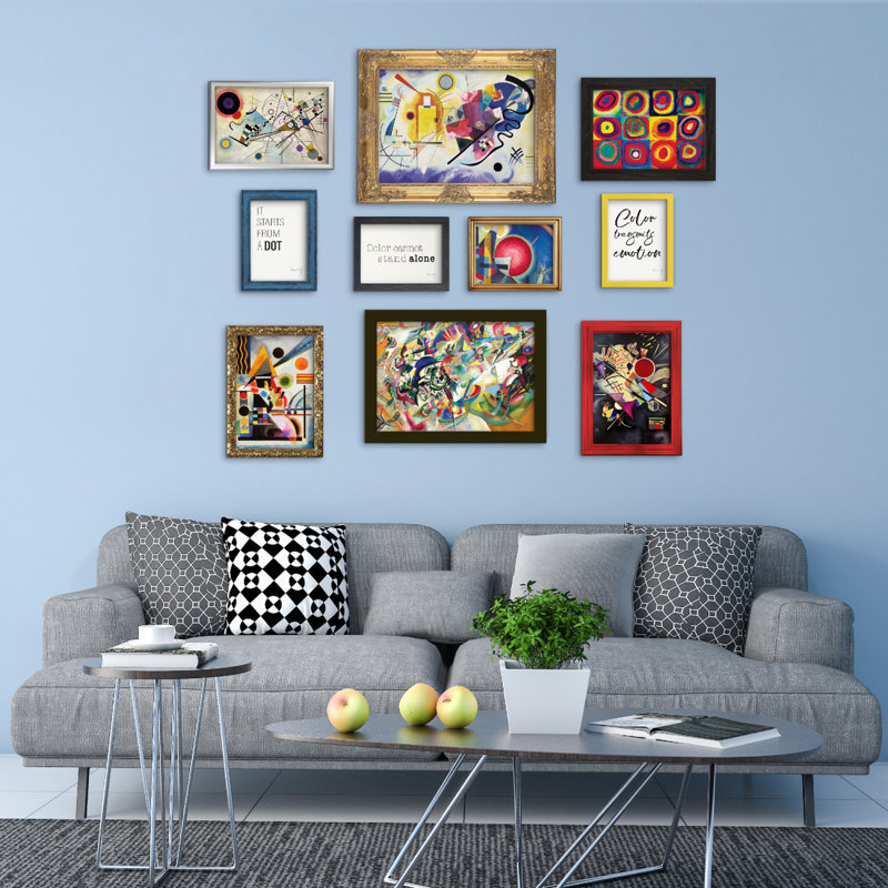Raccolta Kandinsky 1 by Vassily Kandinsky - 10 Piece No Frame Print Set