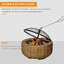 Acequia Round Steel Smokeless Utility Cart